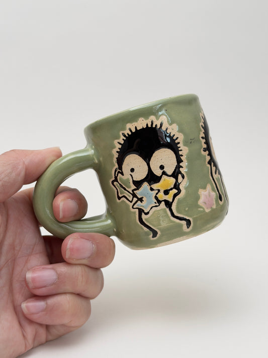 mini green sprite mug